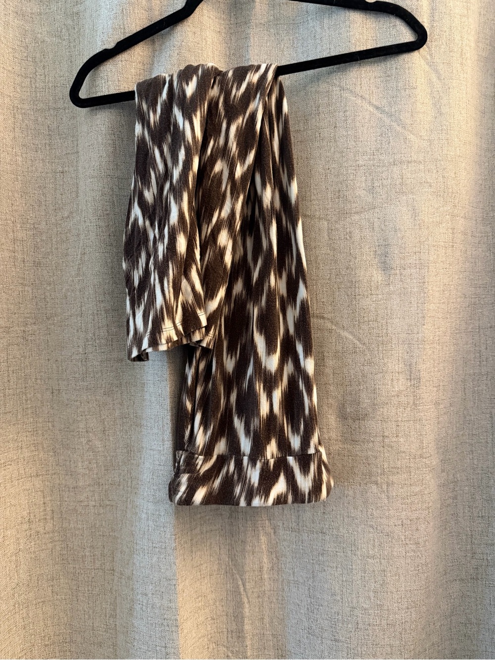 Liz Claiborne Brown and Cream Maxi Skirt